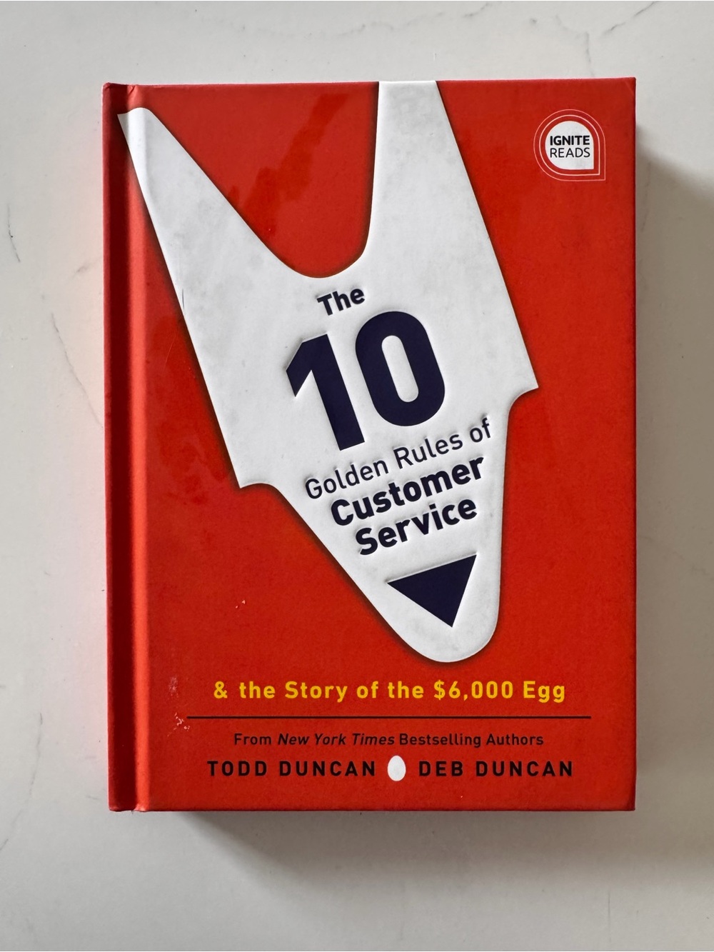 The 10 Golden Rules of Customer Service - Red Hardcover